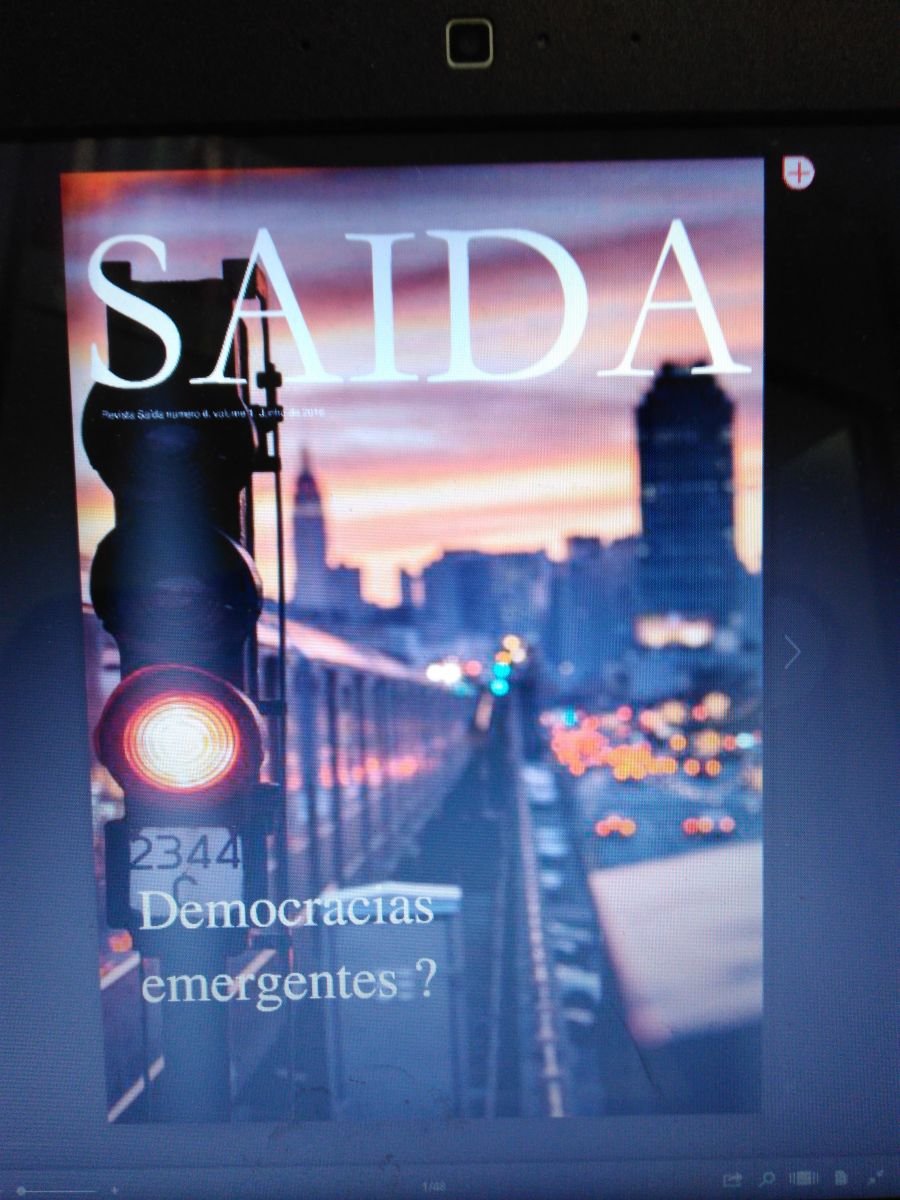 Capa da Revista Sada, n8, junho de 2016.