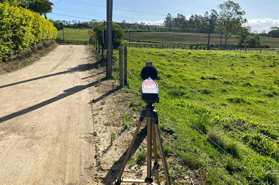 Avaliação de ruído ambiental