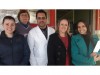 Médico, enfermeira e Agente Comunitária da UBS - Sta Augusta e as professoras Angela e Larissa do Curso de Farmácia - UNESC.