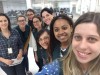 Colaboradoras da Biblioteca UNESC participando das ações promovidas pelo CER
