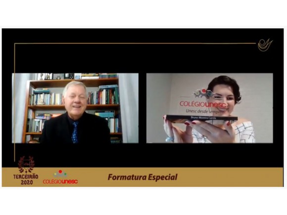 Foto da galeria: Emocionante cerimnia virtual marca a formatura do Terceiro do Colgio Unesc