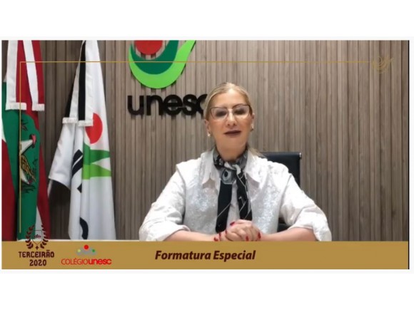 Foto da galeria: Emocionante cerimnia virtual marca a formatura do Terceiro do Colgio Unesc