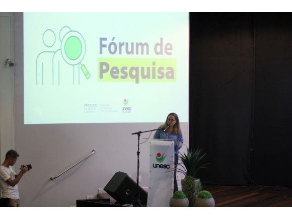 Foto da galeria: F�rum de Pesquisa oportuniza debate sobre o universo da ci�ncia na Unesc