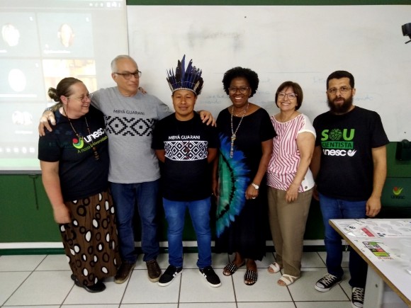 Foto da galeria: Primeiro mestrando indgena da Unesc defende dissertao e recebe aprovao