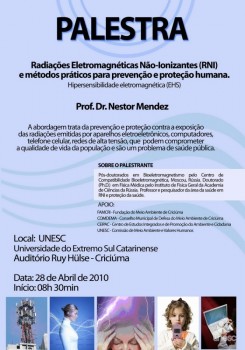 Biof�sico aborda prote��o contra radia��o eletromagn�tica em palestra