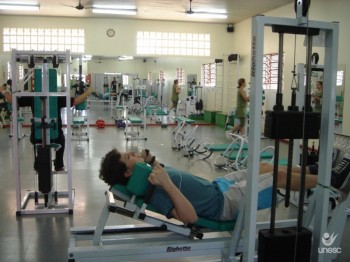 Academia de muscula��o da Unesc ainda tem vagas