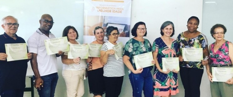 Projeto Informtica para a Melhor Idade encerra atividades de 2019