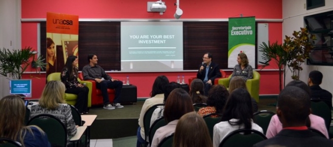Palestra com ex-nadador e coach marca Dia do Profissional de Secretariado
