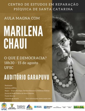 Aula de Democracia com Marilena Chau�
