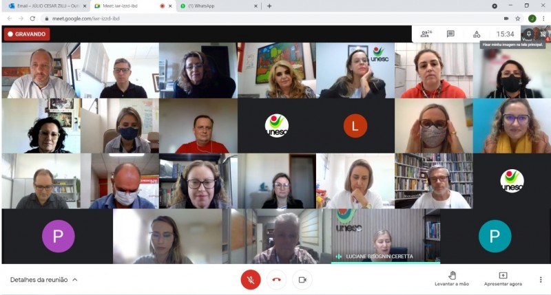 N�cleo PEIEX Crici�ma presente em reuni�o de projetos de extens�o da UNESC