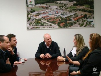 Unesc recebe vereador e secret�rio de sa�de de Crici�ma