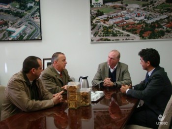 Reitoria recebe prefeito de Crici�ma