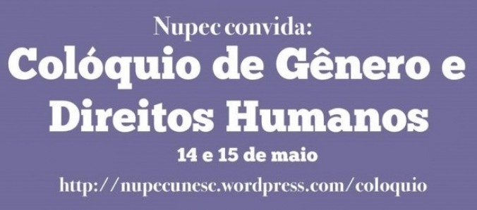 Nupec realiza evento sobre Gnero e Direitos Humanos