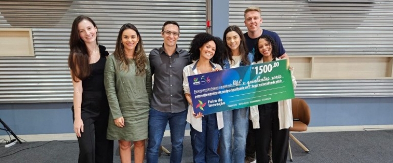 Jogo interativo para pacientes em recupera��o de AVC vence Feira da Inova��o da Unesc