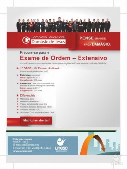 Inscri��es abertas para Curso Preparat�rio para o Exame da OAB
