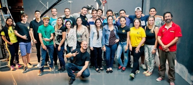 Alunos de Educa��o F�sica visitam Escola de Cinema em Crici�ma