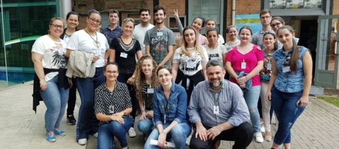 Estudantes da Unesc conhecem empresa Malwee