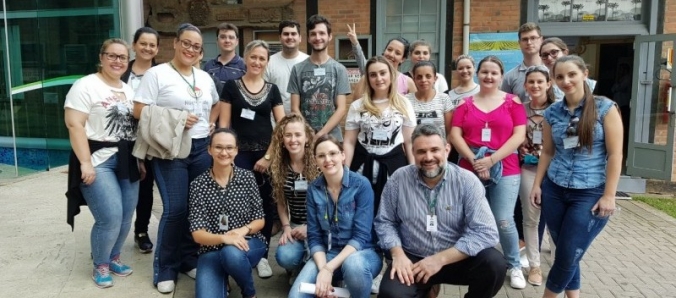 Estudantes da Unesc conhecem empresa Malwee