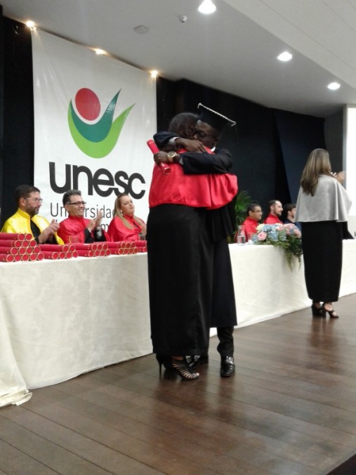 Colao de grau em gabinete