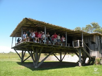 Estudantes da Unesc visitam vila ecol�gica em Garopaba