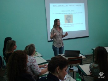 Professores da Unesc realizam palestra em Urussanga