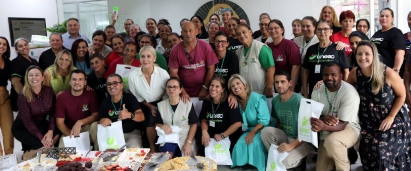 Colaboradores do Apoio Logstico recebem homenagem da Unesc