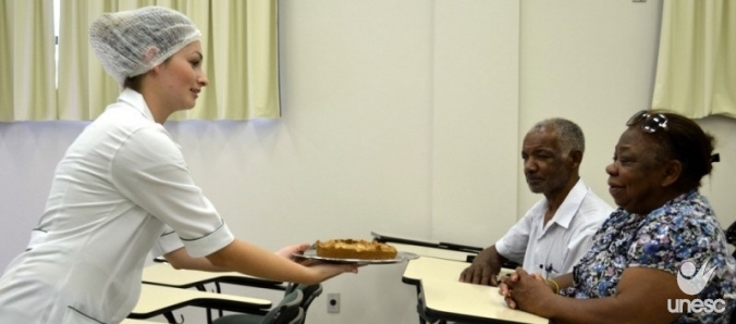 Alimenta��o saud�vel e gostosa para pacientes diab�ticos na Unesc