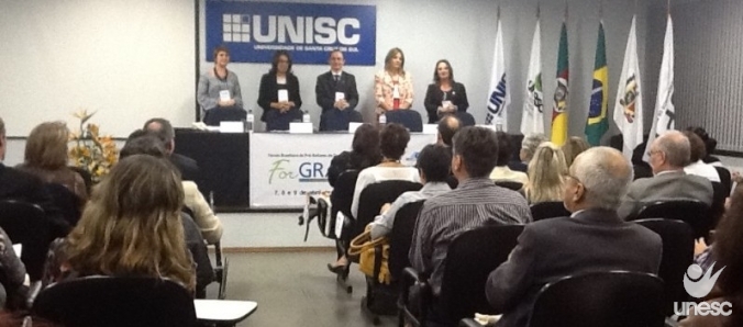 Unesc presente no F�rum Brasileiro de Pr�-Reitores de Gradua��o