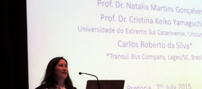 Unesc representa o Brasil e � premiada em confer�ncia internacional de transportes