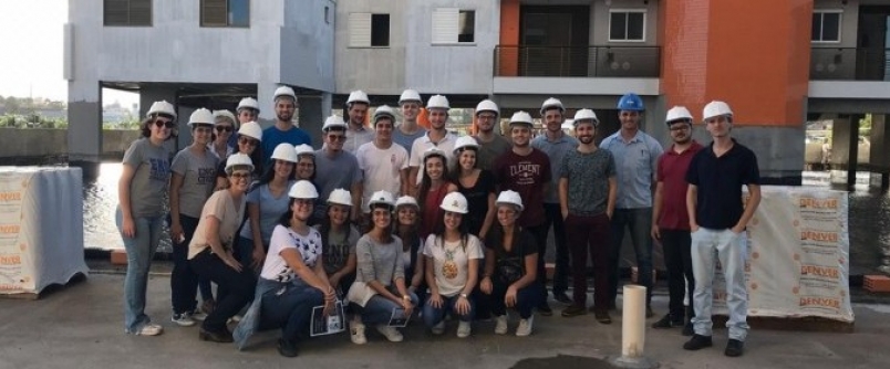 Alunos de Engenharia Civil realizam visitas t�cnicas