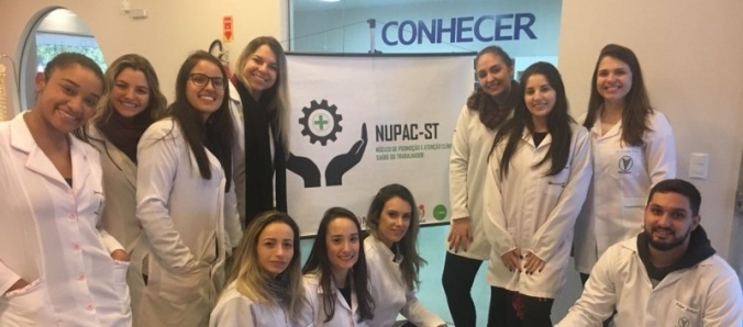 Ao externa do NUPAC-ST na empresa Damyller Jeans em Nova Veneza  SC