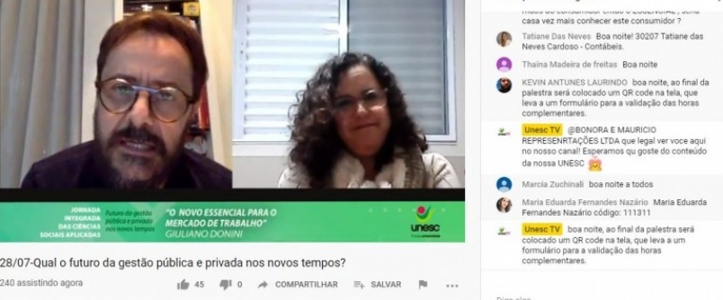 Novo essencial e o caminho para o investimento: Lies do segundo dia de Jornada Integrada das Cincias Sociais Aplicadas da Unesc