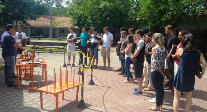 Ensaios EPI's e EPC's Laborat�rio M�vel atividade pr�tica Engenharia de Seguran�a do Trabalho