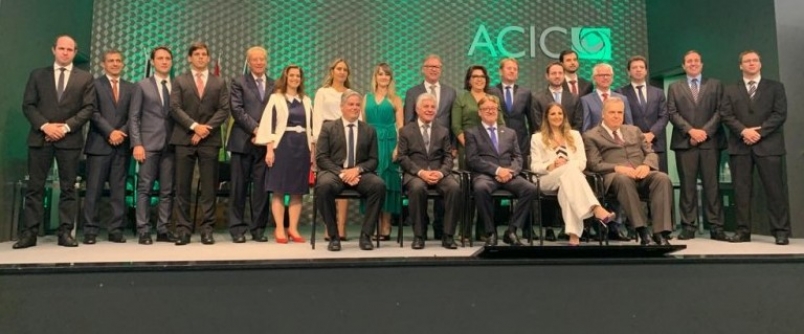 Noite prestigiada: Unesc participa da posse da nova diretoria da Acic