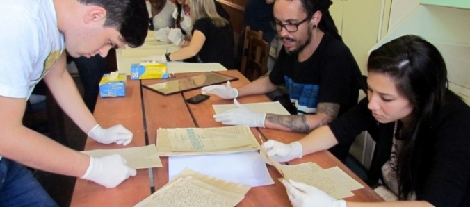 Alunos de Hist�ria visitam Museu ao Ar Livre Princesa Isabel