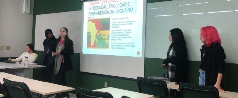 Alunos de Letras aprendem sobre pa�ses que t�m o Portugu�s como l�ngua oficial