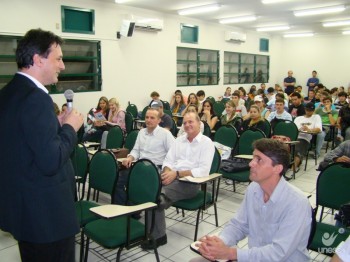 Deputado Cludio Vignatti visita a Unesc,  recebido pelo reitor e apresenta lei do Empreendedor Individual