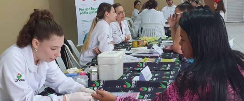 Unesc promove ao comunitria para atualizao de cadastro e servios de sade