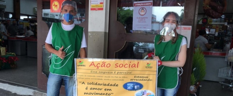 Estudantes de Enfermagem da Unesc est�o mobilizados em arrecada��o para promover um Natal mais feliz