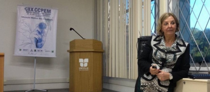 Professora Maria Ins da Rosa participa do IX CCPEM - Congresso Catarinense e Paranaense de Educao Mdica