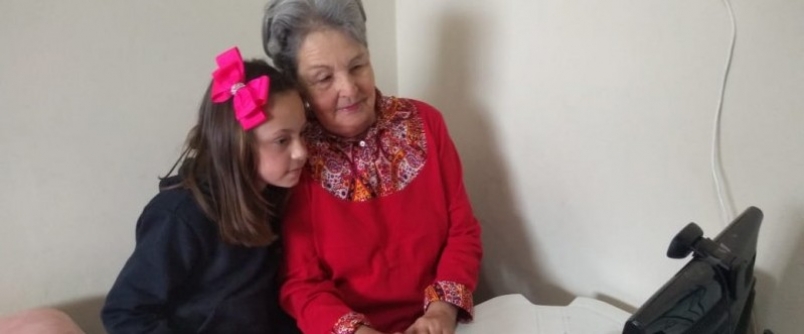 Avs participam de aula virtual especial no Colgio Unesc