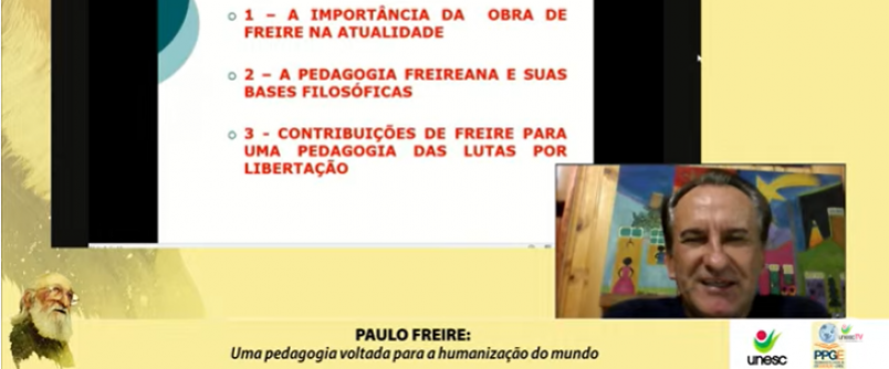 Obra de Paulo Freire e sua importncia so debatidos em aula inaugural na Unesc