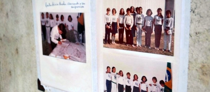 Exposi��o com desenhos, textos e fotos mostram o civismo em escolas