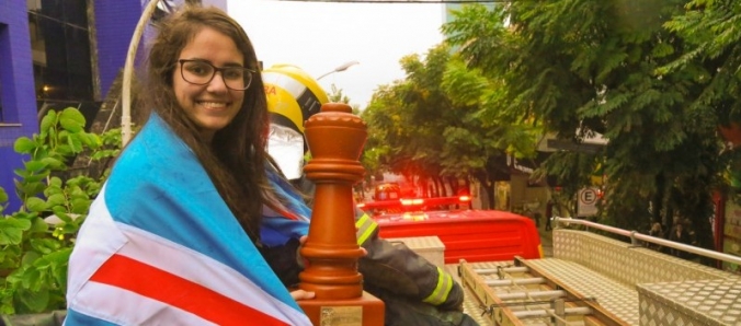 Acad�mica da Unesc � vice-campe� do Pan-americano de Xadrez