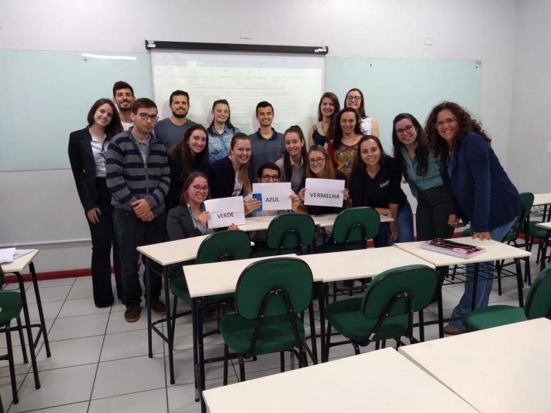 Sorteio Equipes 10 Gincana Recreativa e Cultural do Curso de Cincias Contbeis da Unesc