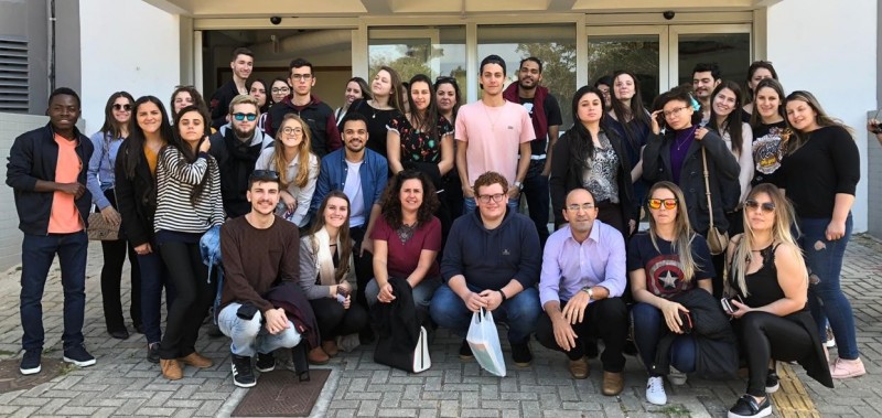 Estudantes de Ci�ncias Cont�beis conhecem o CRC/SC e UFSC