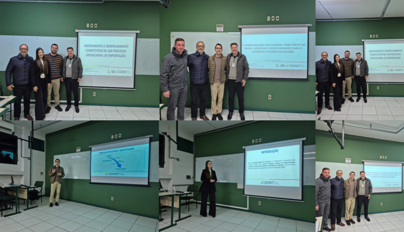 Integrantes do LabGENINT defendem suas monografias no curso de ADM-Comrcio Exterior
