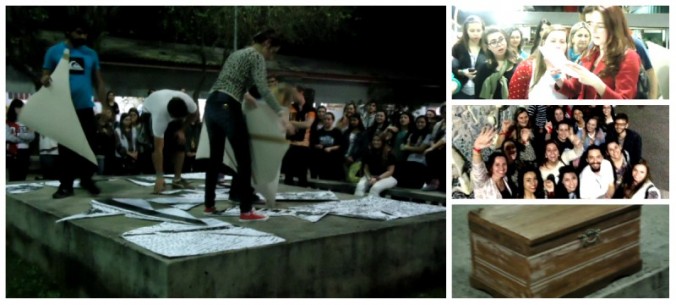 Caa ao Tesouro para integrar os alunos de Artes Visuais