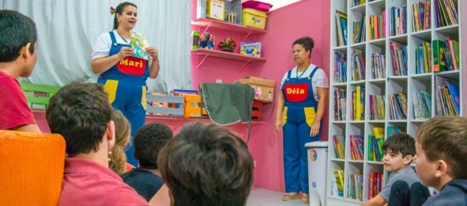 Cras Vila Miguel monta nova biblioteca com ajuda da Unesc