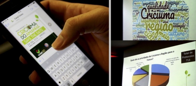 F�rum Crici�ma do Amanh�: dados s�o analisados em tempo real